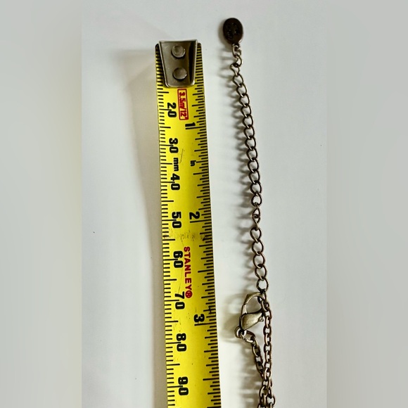 🐚 Cookie Lee Iridescent Genuine Shell and Crystal Pendant Necklace - Picture 8 of 10